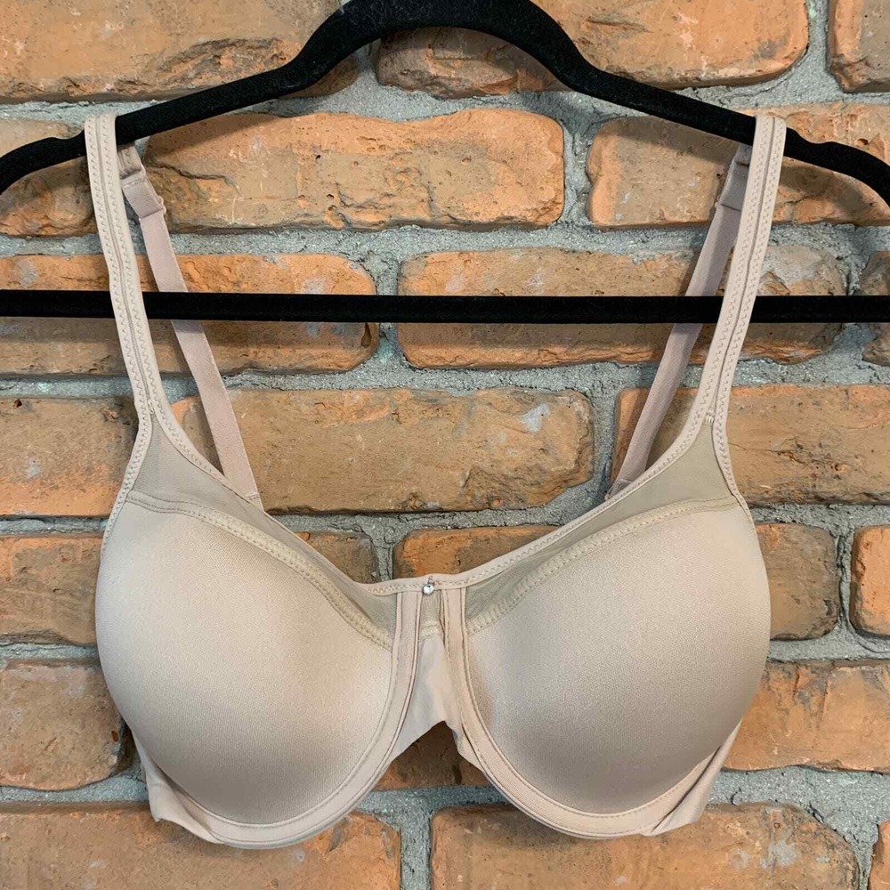 Bali Comfort Revolution Underwire Bra 3439 Womens Size 34C‎ Beige Smoothing Full